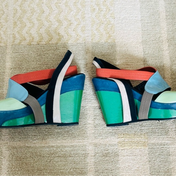 RARE Anthropologie Kron Wedge Sandal - Picture 4 of 7